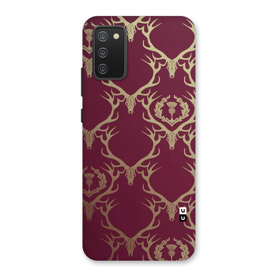 Golden Bull Design Back Case for Galaxy M02s