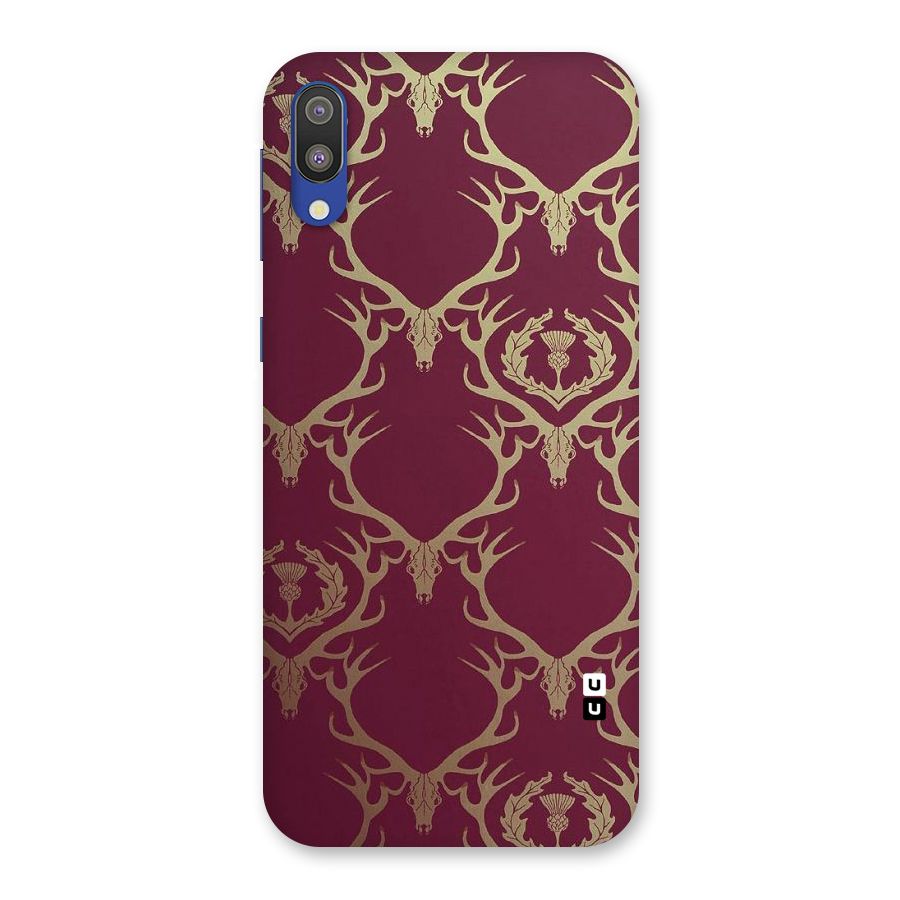 Golden Bull Design Back Case for Galaxy M10