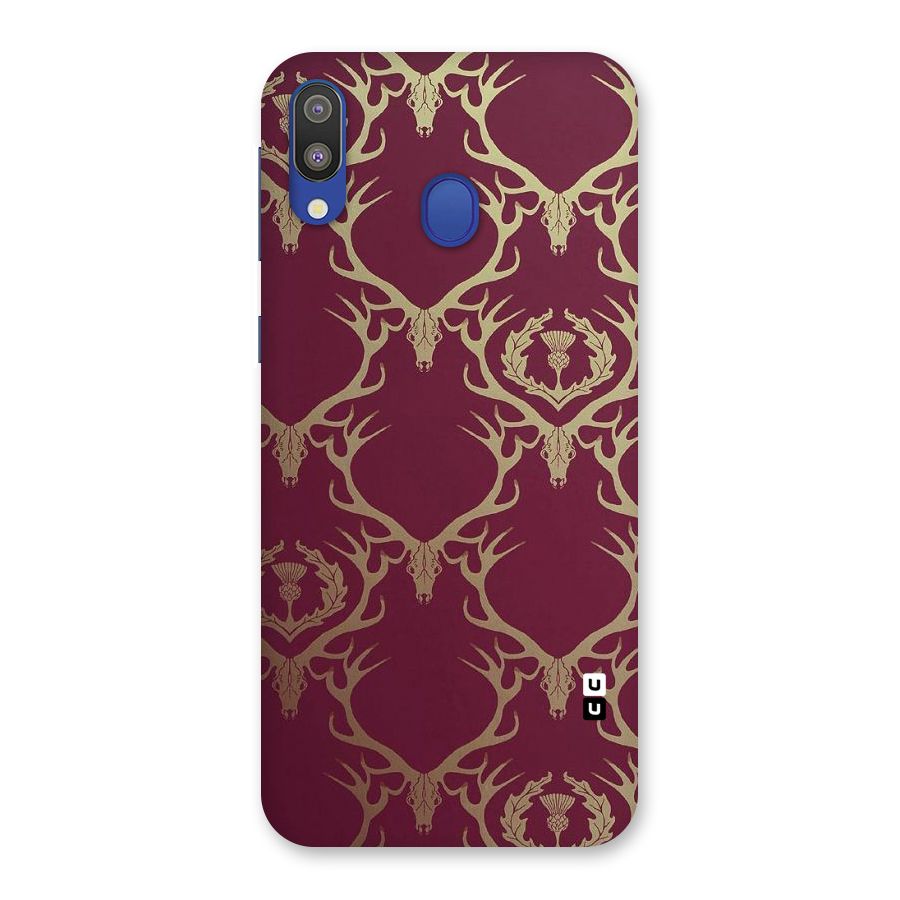 Golden Bull Design Back Case for Galaxy M20