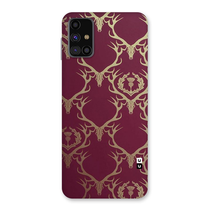 Golden Bull Design Back Case for Galaxy M31s