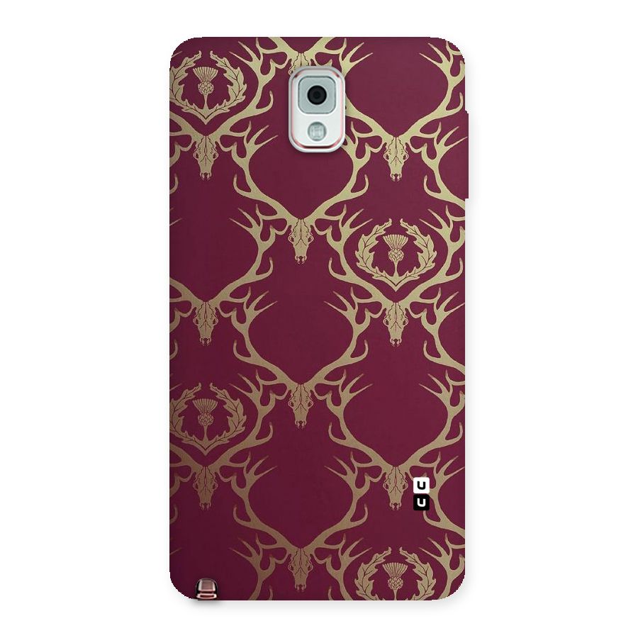 Golden Bull Design Back Case for Galaxy Note 3