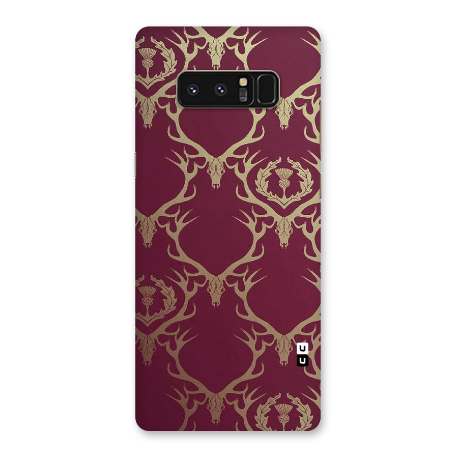 Golden Bull Design Back Case for Galaxy Note 8