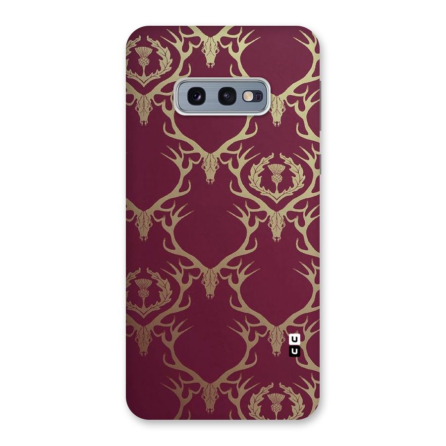 Golden Bull Design Back Case for Galaxy S10e