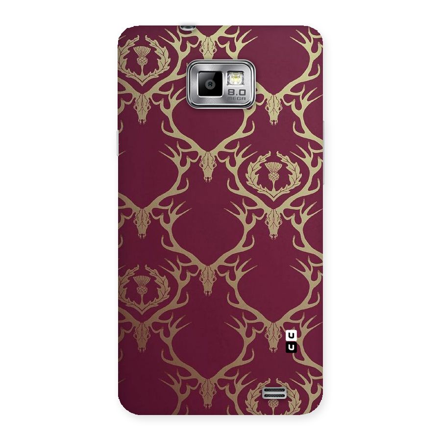Golden Bull Design Back Case for Galaxy S2
