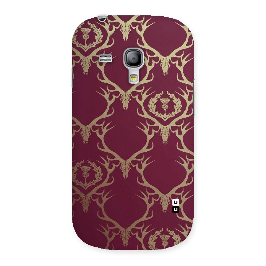 Golden Bull Design Back Case for Galaxy S3 Mini