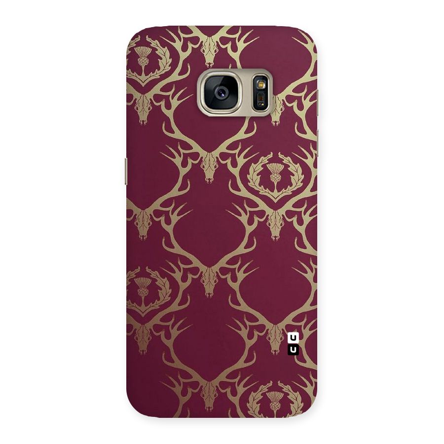 Golden Bull Design Back Case for Galaxy S7