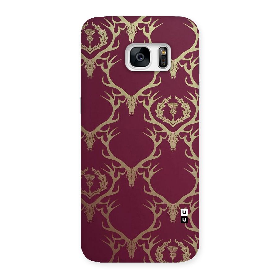 Golden Bull Design Back Case for Galaxy S7 Edge