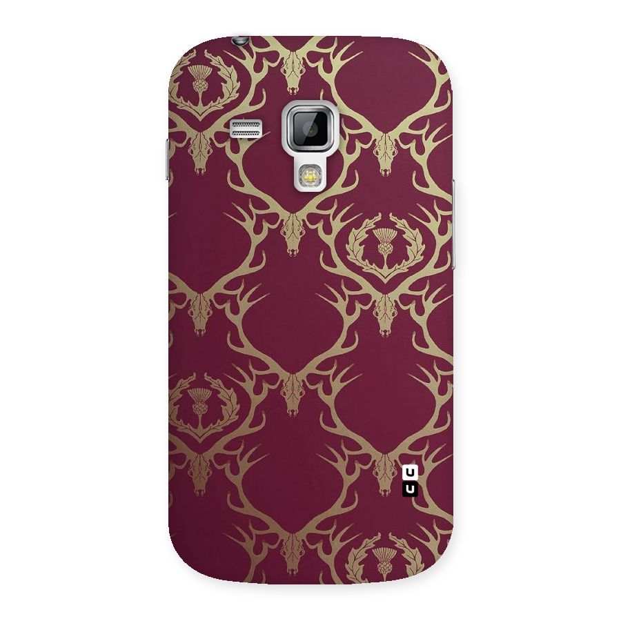 Golden Bull Design Back Case for Galaxy S Duos
