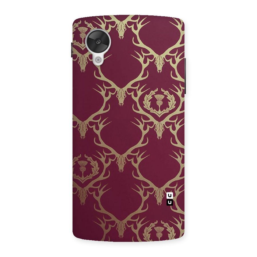 Golden Bull Design Back Case for Google Nexsus 5