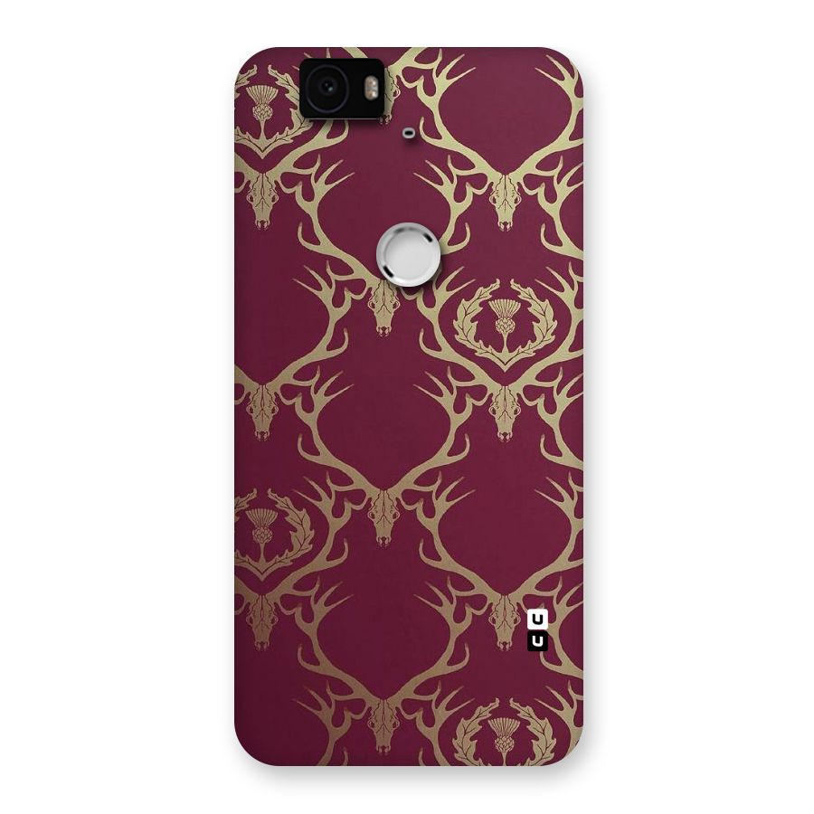 Golden Bull Design Back Case for Google Nexus-6P