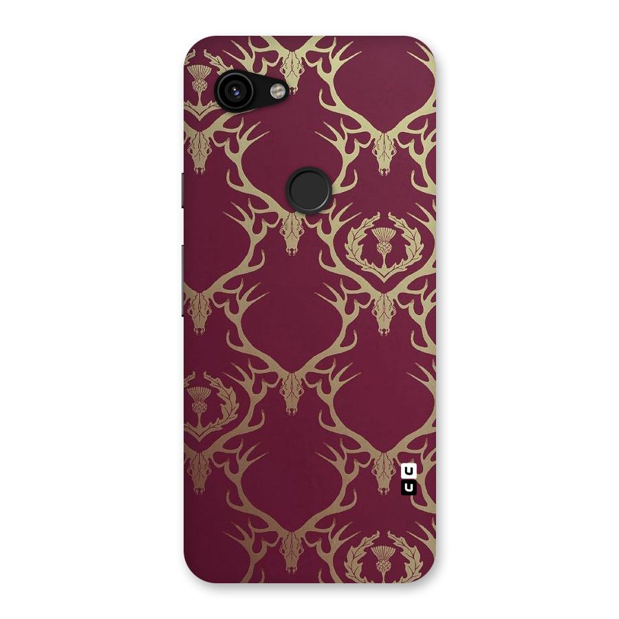 Golden Bull Design Back Case for Google Pixel 3a