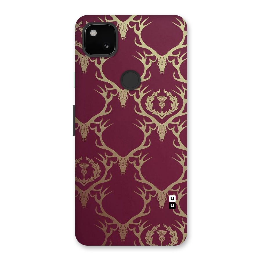 Golden Bull Design Back Case for Google Pixel 4a