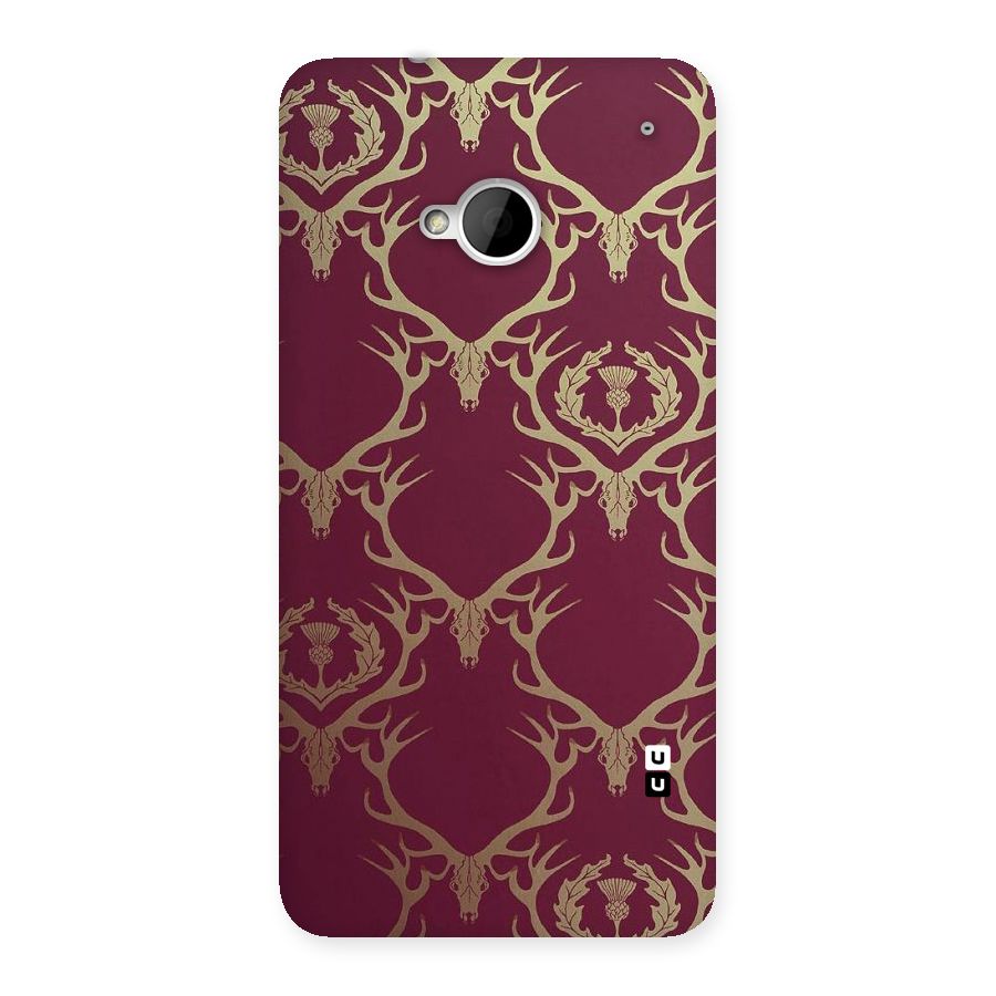 Golden Bull Design Back Case for HTC One M7
