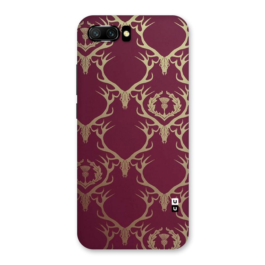 Golden Bull Design Back Case for Honor 10