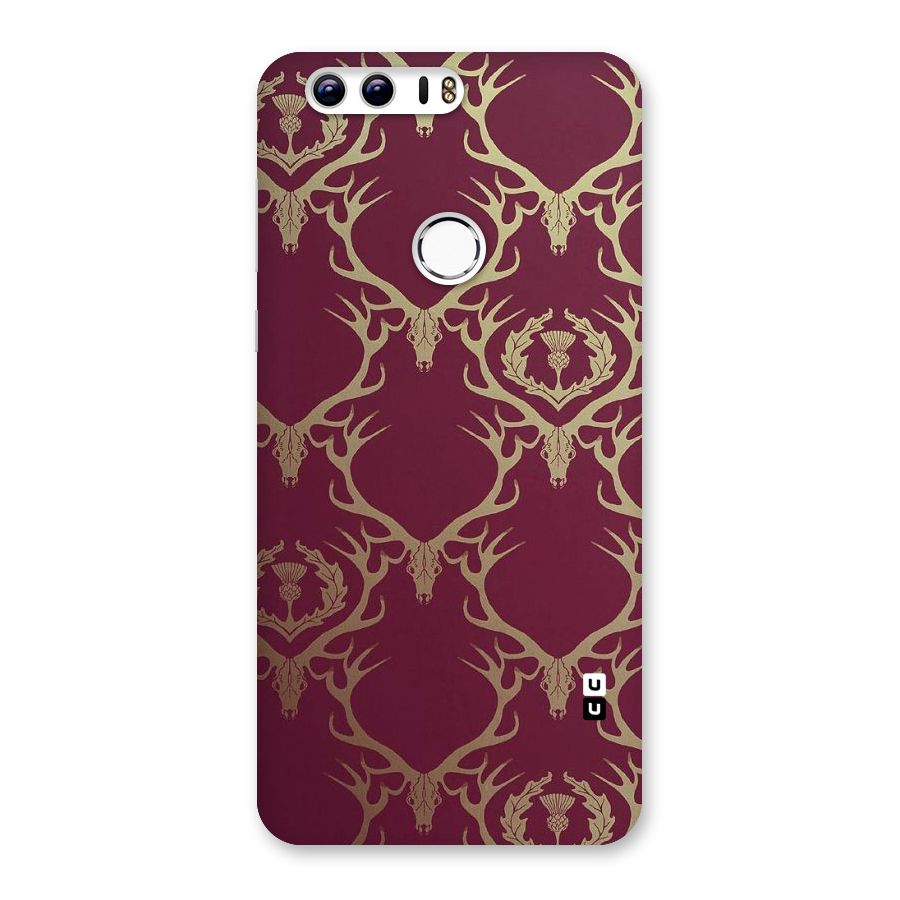 Golden Bull Design Back Case for Honor 8