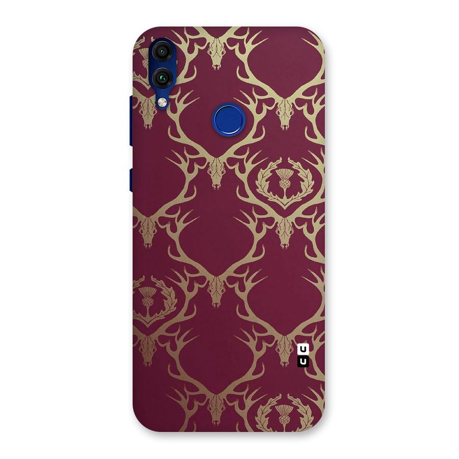 Golden Bull Design Back Case for Honor 8C