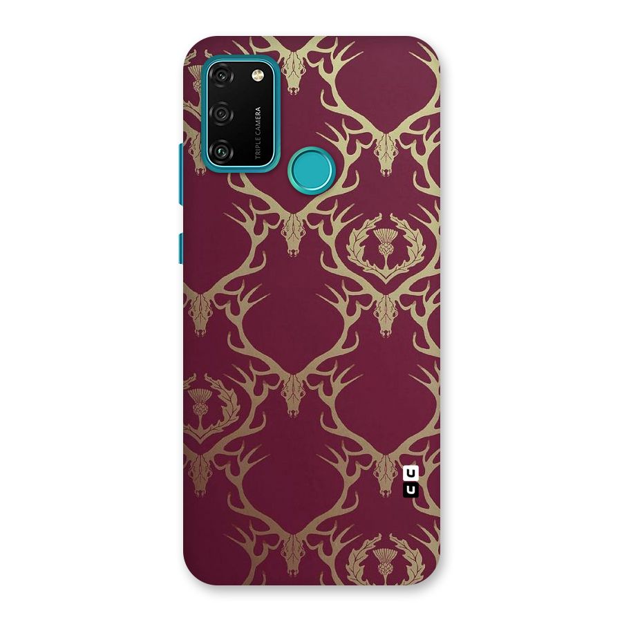 Golden Bull Design Back Case for Honor 9A