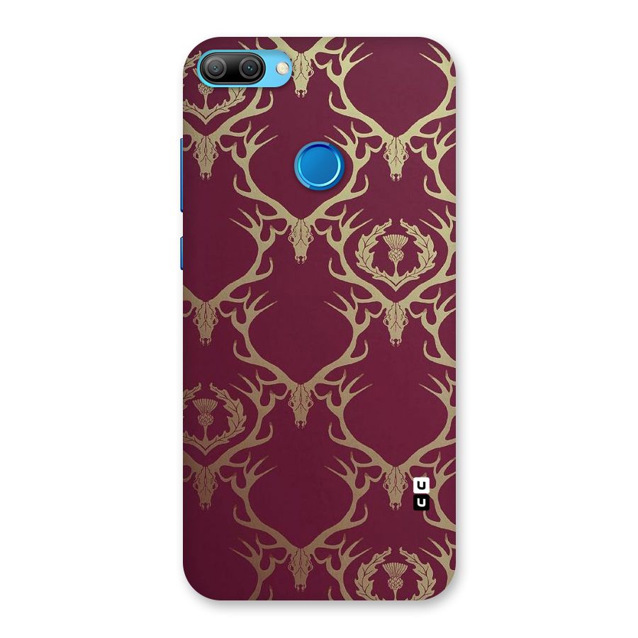 Golden Bull Design Back Case for Honor 9N
