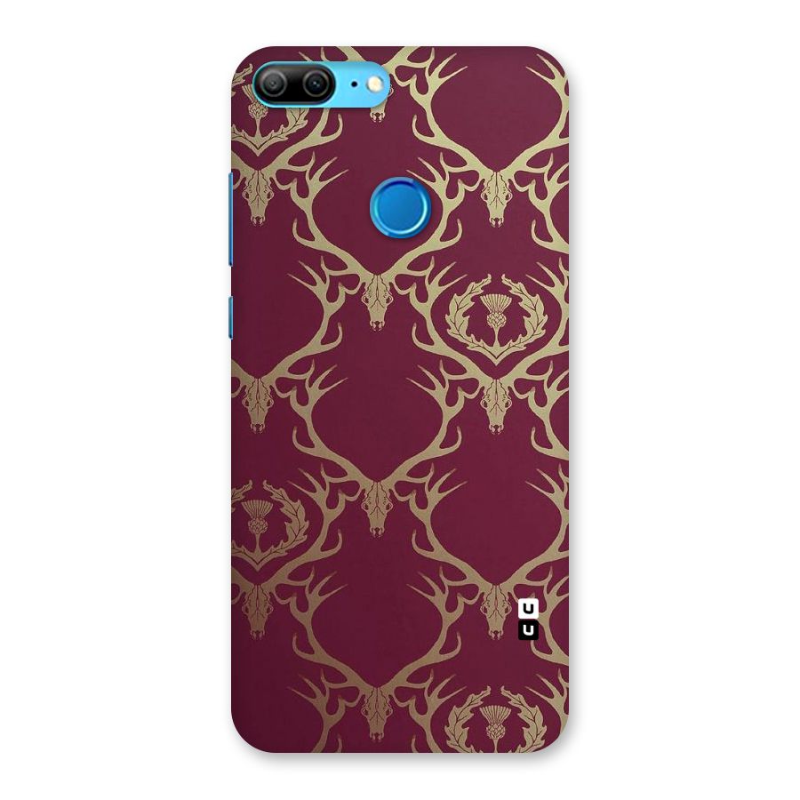 Golden Bull Design Back Case for Honor 9 Lite