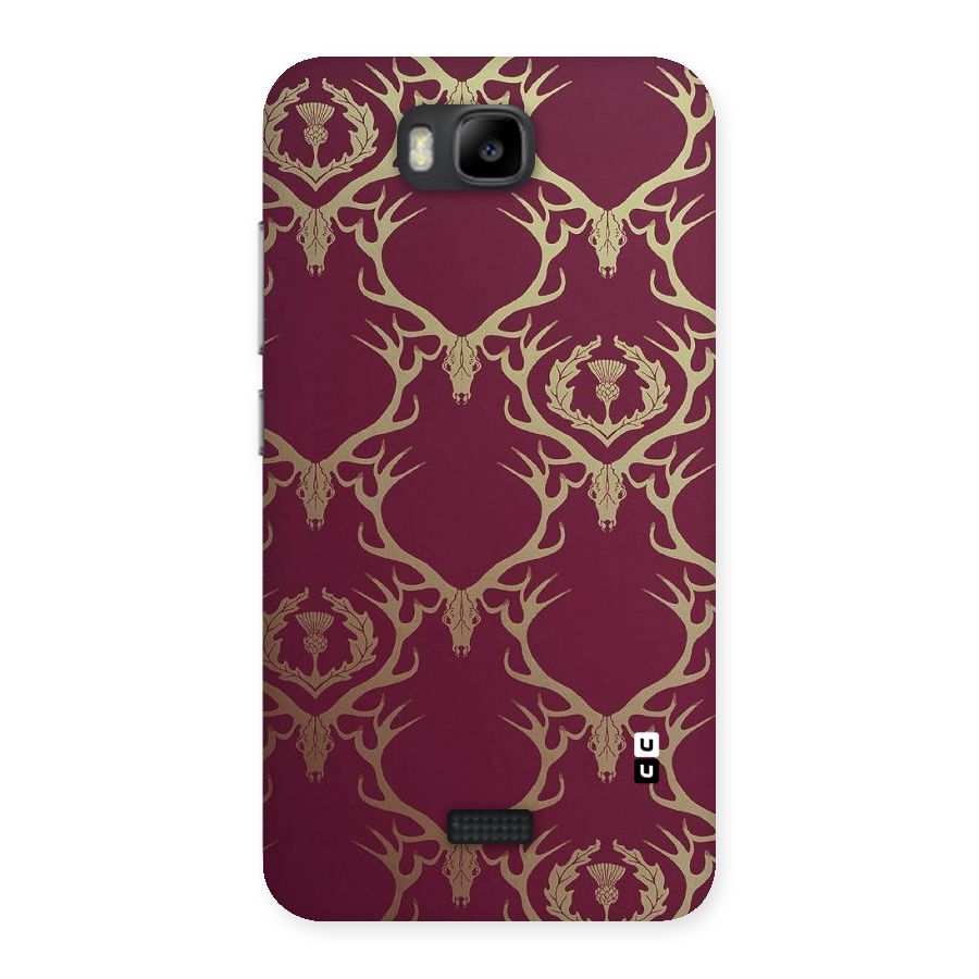Golden Bull Design Back Case for Honor Bee