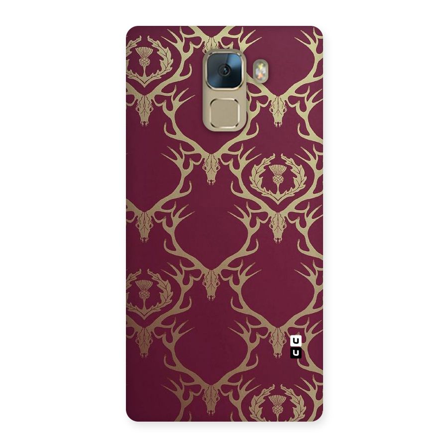 Golden Bull Design Back Case for Huawei Honor 7