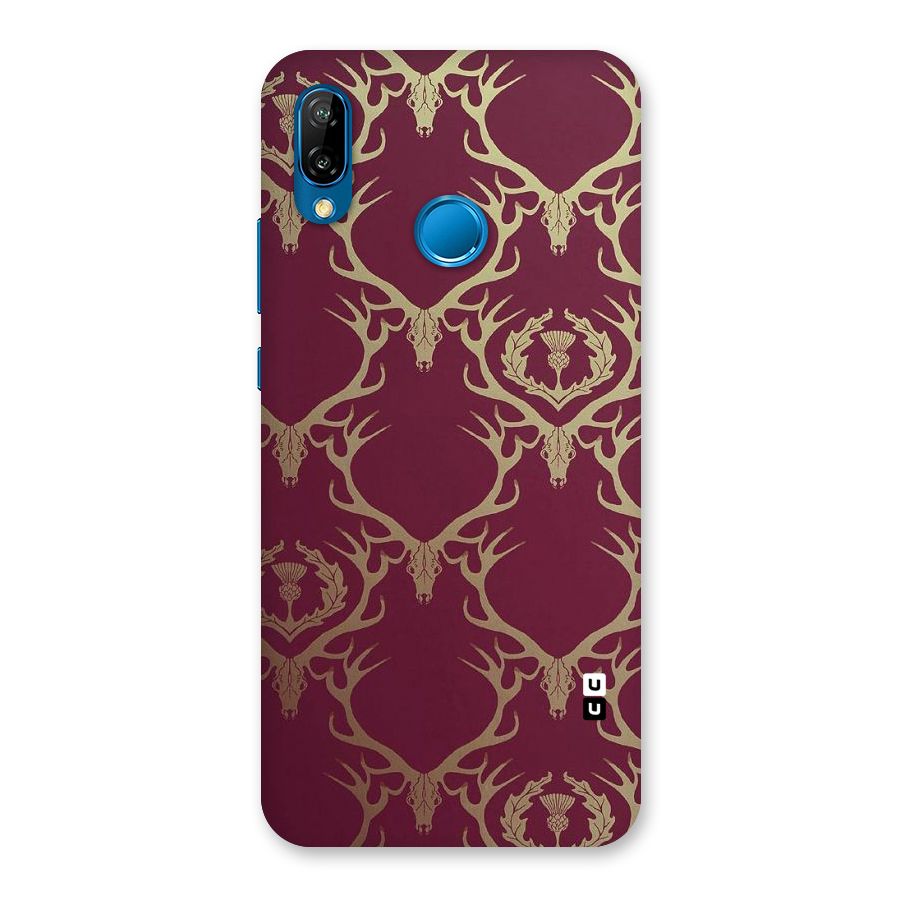 Golden Bull Design Back Case for Huawei P20 Lite