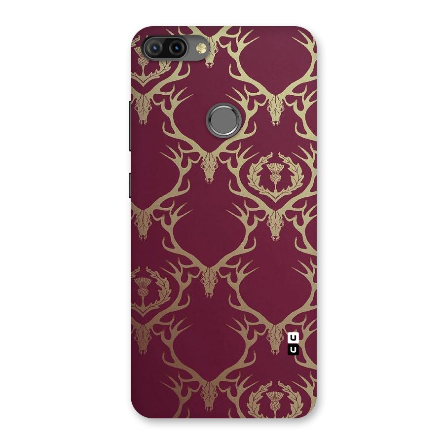 Golden Bull Design Back Case for Infinix Hot 6 Pro