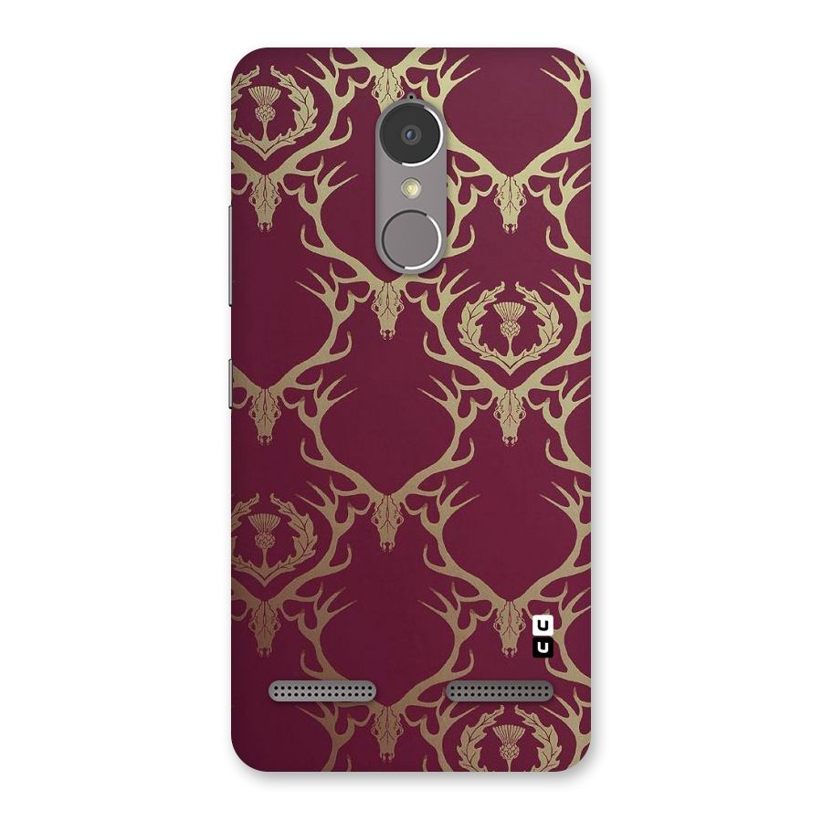 Golden Bull Design Back Case for Lenovo K6 Power