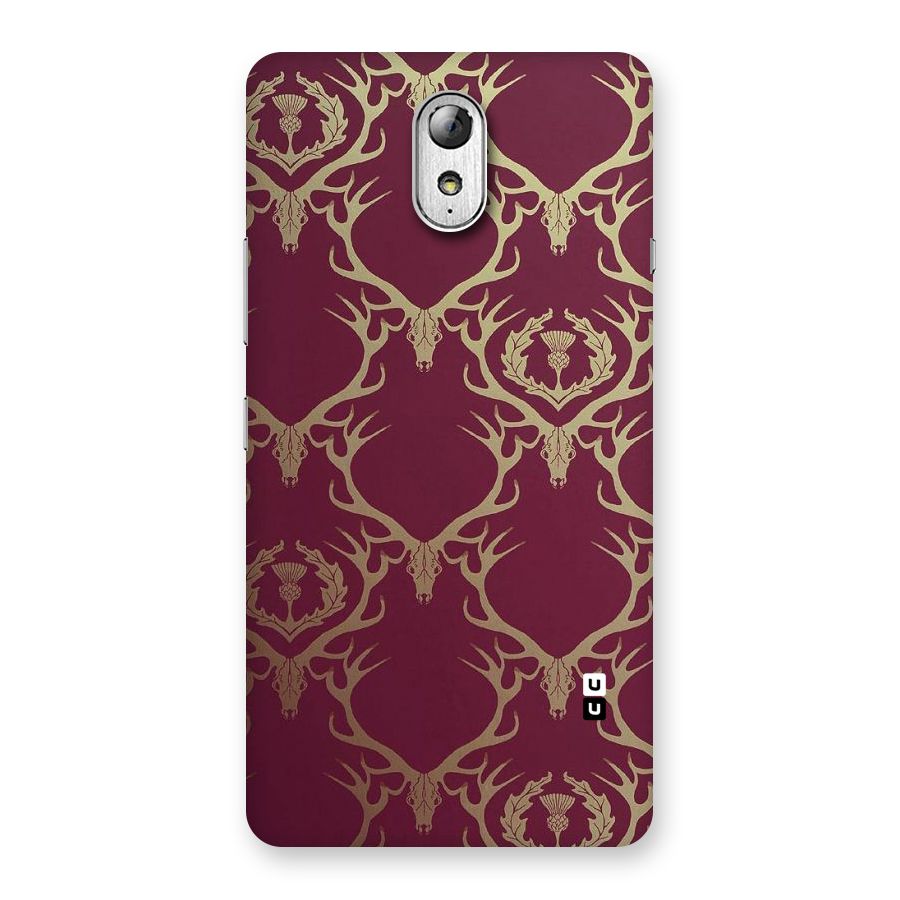 Golden Bull Design Back Case for Lenovo Vibe P1M