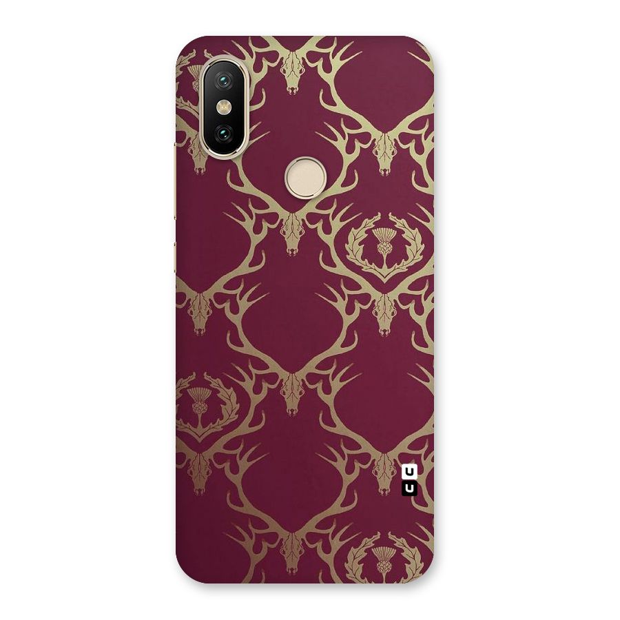 Golden Bull Design Back Case for Mi A2