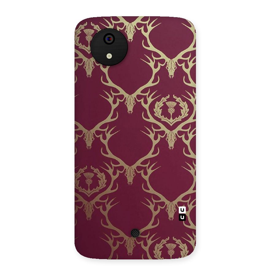 Golden Bull Design Back Case for Micromax Canvas A1