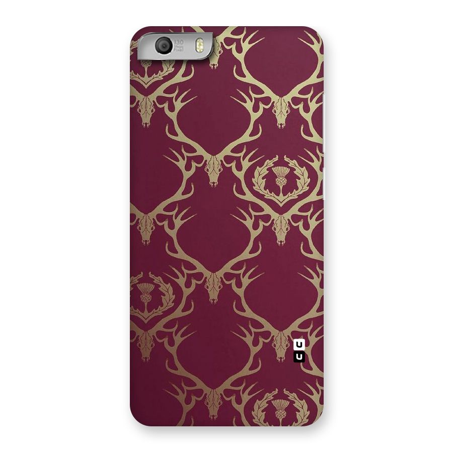 Golden Bull Design Back Case for Micromax Canvas Knight 2