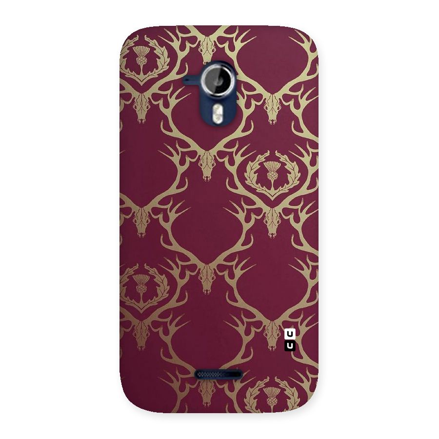 Golden Bull Design Back Case for Micromax Canvas Magnus A117