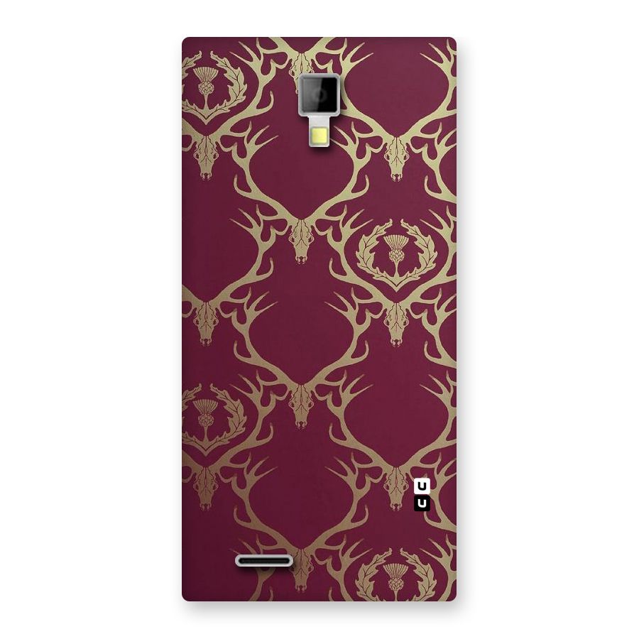 Golden Bull Design Back Case for Micromax Canvas Xpress A99