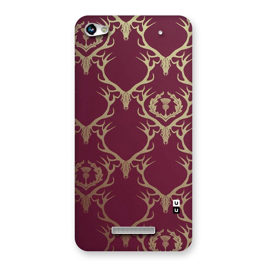 Golden Bull Design Back Case for Micromax Hue 2