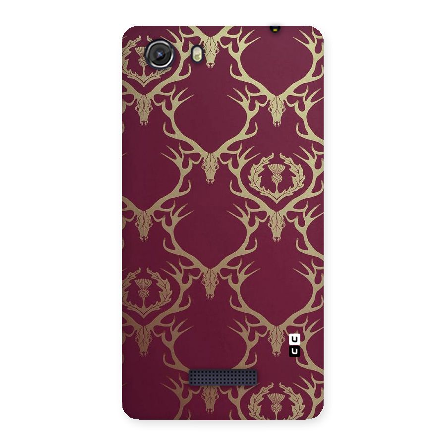 Golden Bull Design Back Case for Micromax Unite 3