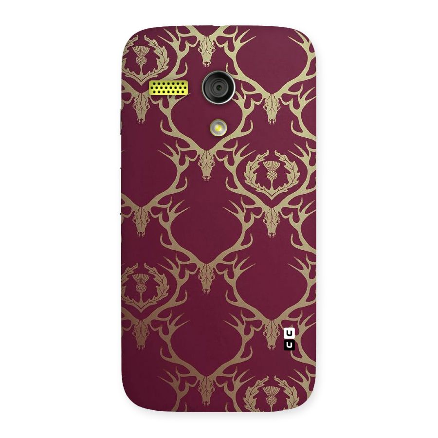 Golden Bull Design Back Case for Moto G