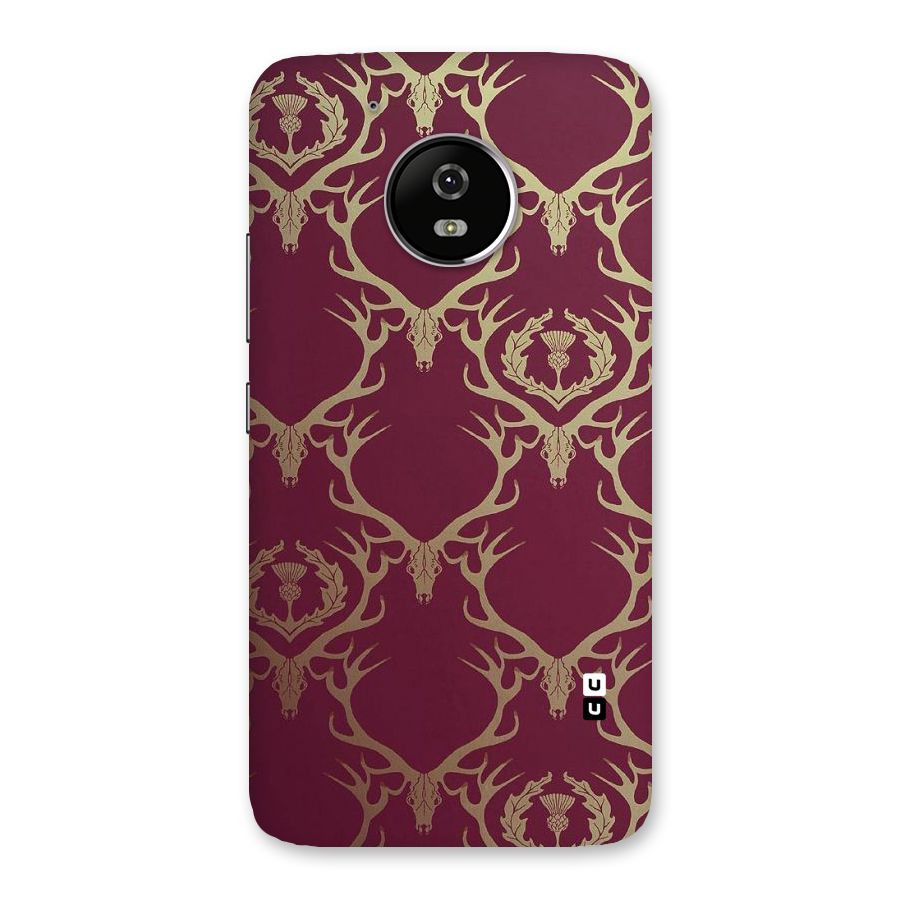 Golden Bull Design Back Case for Moto G5