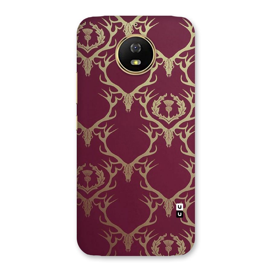 Golden Bull Design Back Case for Moto G5s