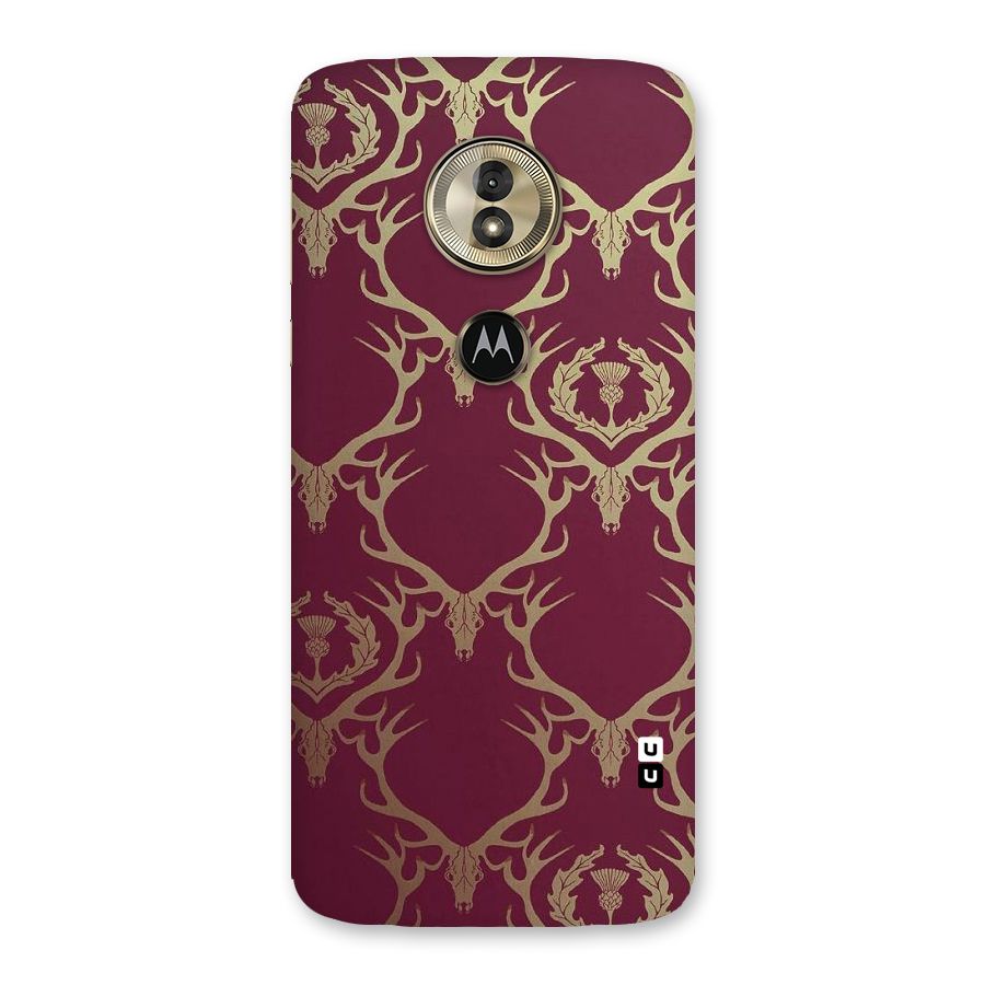 Golden Bull Design Back Case for Moto G6 Play