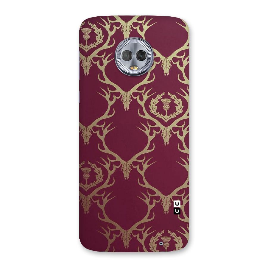 Golden Bull Design Back Case for Moto G6 Plus