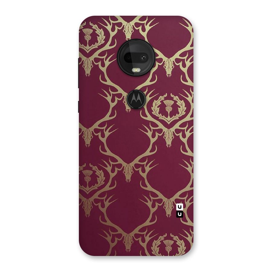 Golden Bull Design Back Case for Moto G7