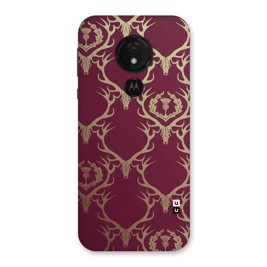 Golden Bull Design Back Case for Moto G7 Power