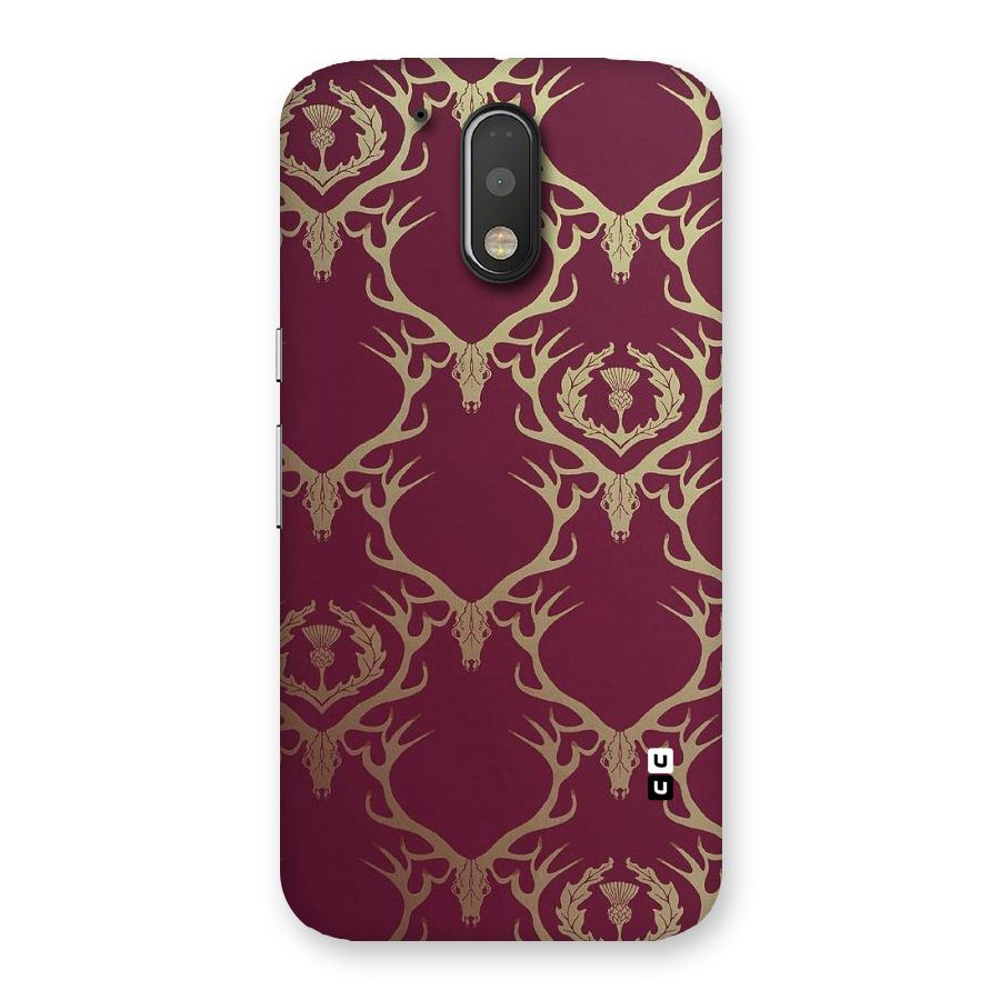 Golden Bull Design Back Case for Motorola Moto G4