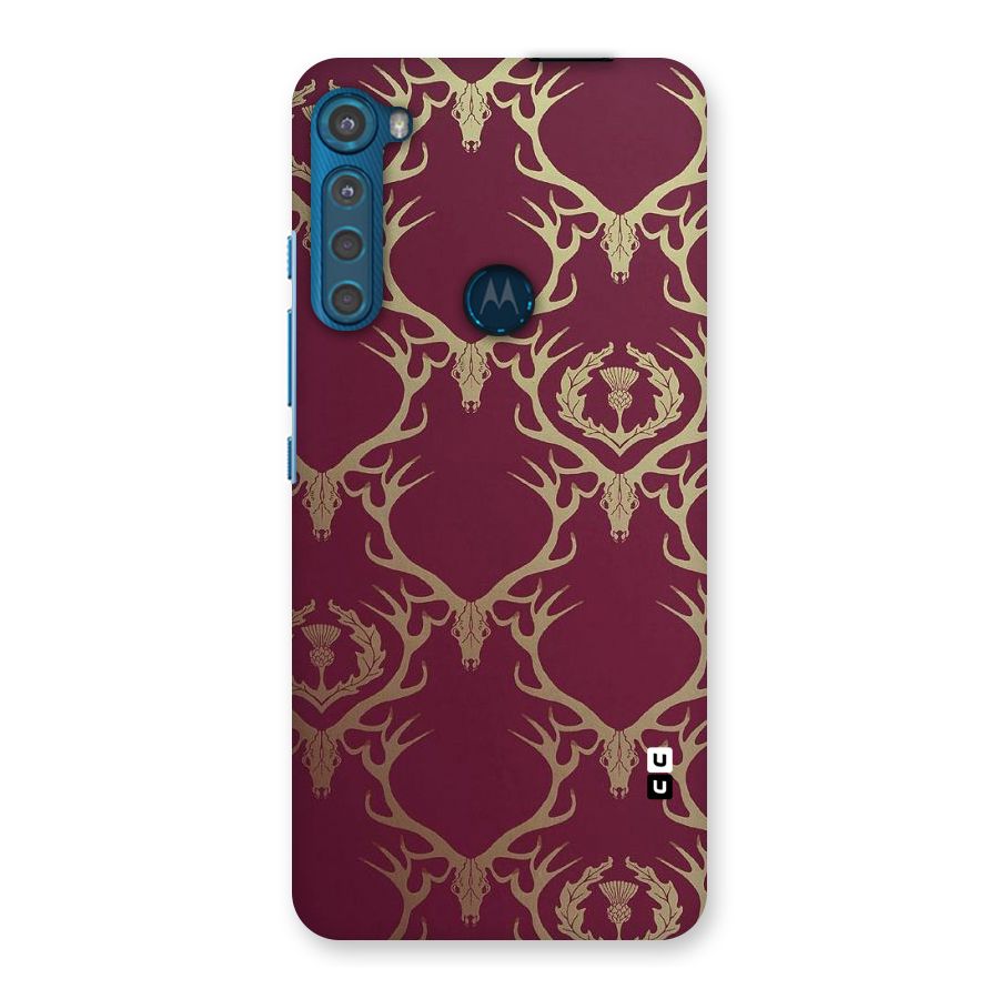 Golden Bull Design Back Case for Motorola One Fusion Plus