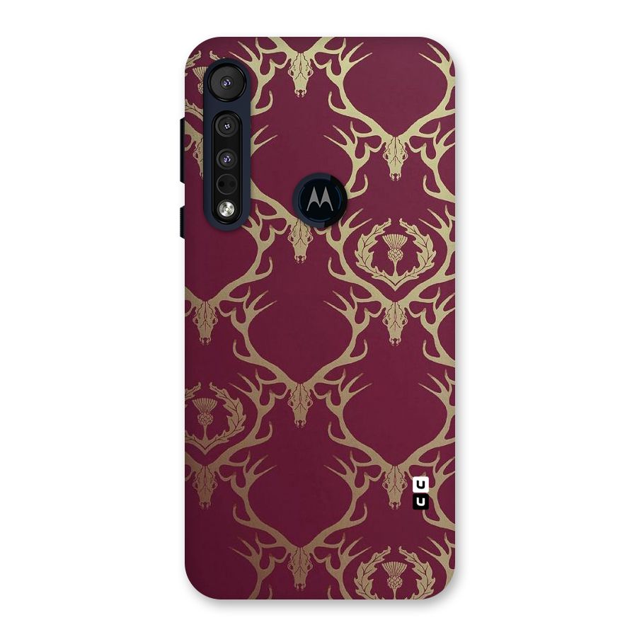 Golden Bull Design Back Case for Motorola One Macro