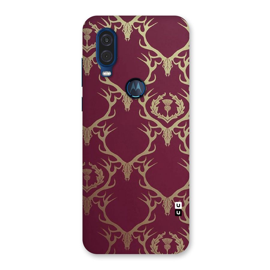 Golden Bull Design Back Case for Motorola One Vision