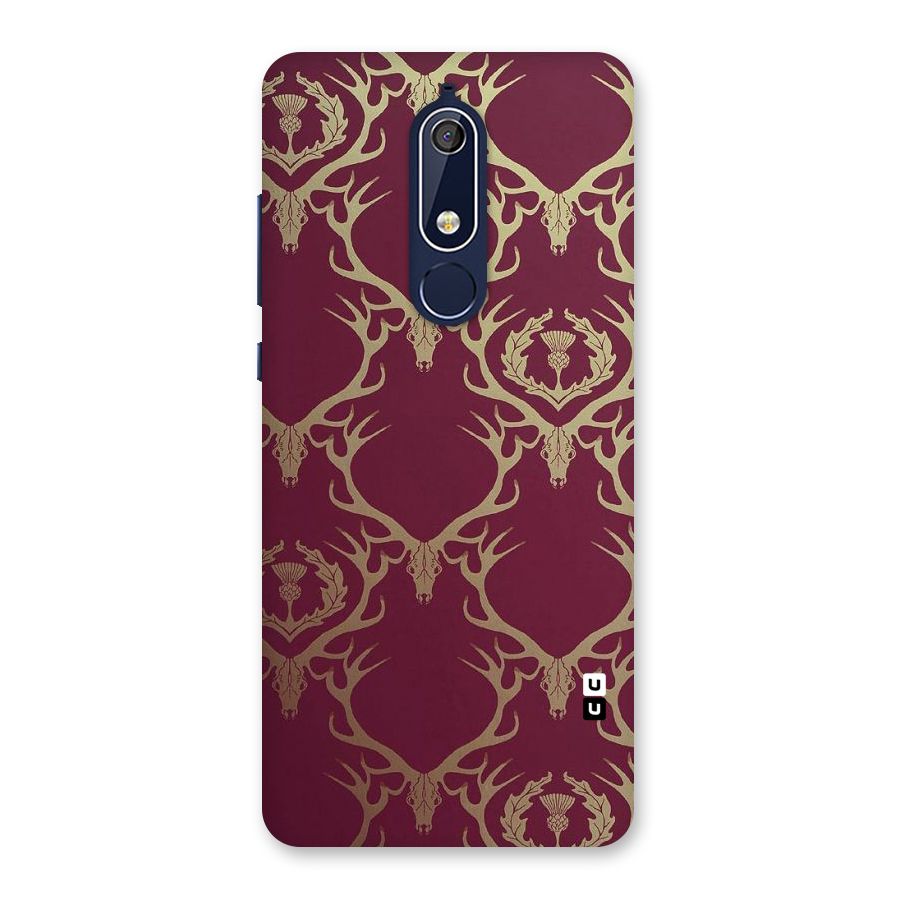 Golden Bull Design Back Case for Nokia 5.1