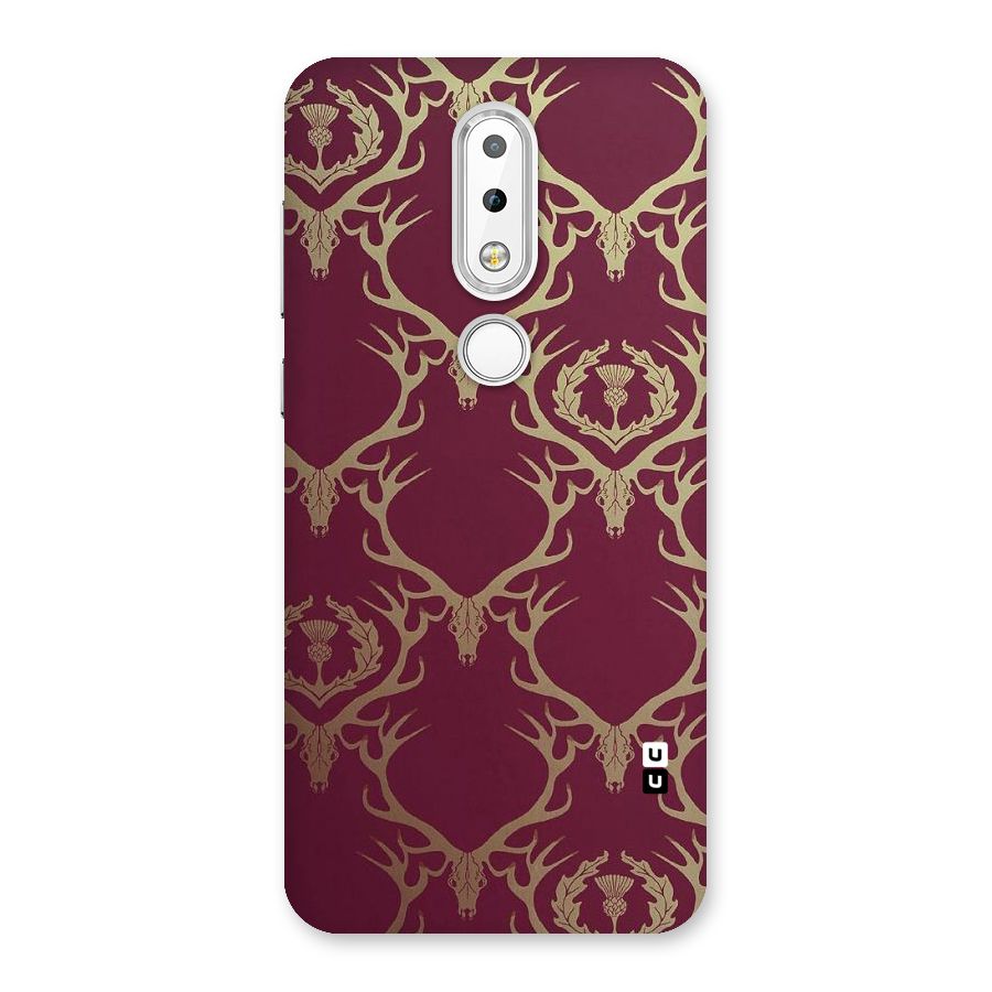 Golden Bull Design Back Case for Nokia 6.1 Plus