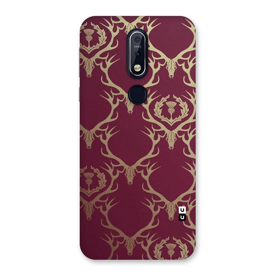Golden Bull Design Back Case for Nokia 7.1